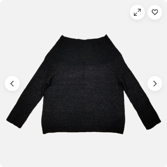 Zara Knit Wide Neck Sweater 6745E1M - Picture 1 of 6